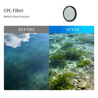 Filtres UV ND CPL Black Mist en verre optique pour caméra d'action ND8 ND16 ND32 ND64 pour Osmo Action6 - Résistant aux chocs