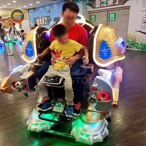 神龙最新商场步行机器人游乐设施出售儿童乘坐玩具电动机器人价格优惠