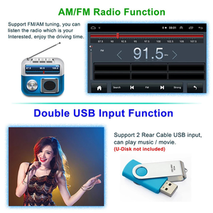 10.1 "IPS หน้าจอสัมผัส DIN คู่วิทยุรถยนต์สเตอริโอ Android สำหรับ <span class=keywords><strong>E90</strong></span>ผู้บุกเบิก - Product Image 3