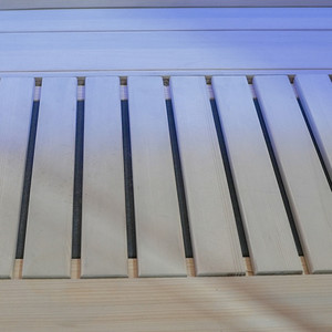 ซาวน่าอินฟาเรดแบบล็อกทันสมัยสำหรับห้องอบไอน้ำแบบแห้ง<span class=keywords><strong>3</strong></span>คนพร้อมแผงควบคุมและแบบพูดได้ - Product Image 4