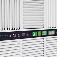 Purificateur d'air domestique électrique à filtre HEPA et plasma, installation portable au plafond pour fumée de cigarette et électrostatique métallique