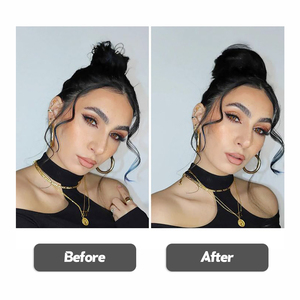 Vente en gros de chignonnes faciles à faire pour femmes, grandes et petites, en mousse éponge et nylon, pour le coiffage des cheveux - Product Image 4