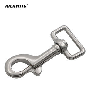 Single-Head Stainless Steel Square Ring Hook for <b>Pet</b> <b>Leashes</b> for Dog <b>Leashes</b> and Webbing Spring Hook - Product Image 5