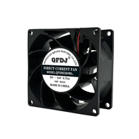 Ventilateur de refroidissement axial sans balais à 2 fils 7000 tr/min DC8038HBL avec roulement à billes 12V 24V 48V