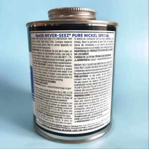 XQH184 Bostik Never-Seez Graisse spéciale nickel pur NLGI Grade 1/2 Argent pour métaux dissymétriques Prévient l'usure et le blocage - Product Image 6