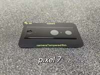 Pour Pixel 6A protecteur de caméra pour Google Pixel 7 6 6 Pro protecteur d'objectif 3D soie impression grand bord caméra protecteur en verre trempé