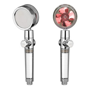 Pommeau de Douche <span class=keywords><strong>Turbo</strong></span> Moderne Chromé à Rotation Libre à 360 Degrés avec Filtre, Économiseur d'Eau Haute <span class=keywords><strong>Pression</strong></span> pour <span class=keywords><strong>Robinet</strong></span> de Salle de Bain - Product Image 5