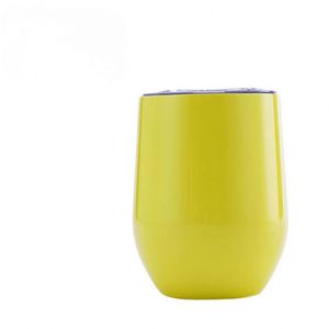 Logo personnalisé en acier inoxydable 12oz. Gobelets à vin avec couvercle coulissant et ouverture pour boire, idéaux pour les cadeaux promotionnels - Product Image 2