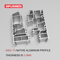 OPUOMEN - Persianas Exteriores Decorativas, Persianas Enrollables para Ventanas, Contraventanas de Aluminio