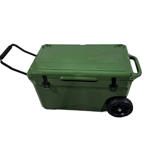 LLDPE 60qt/75qt hiệu suất cao bánh Ice ngực nhiệm vụ nặng nề Cắm Trại mát cho bia lưu trữ câu cá rotomolded hộp mát - Product Image 5