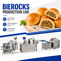 Machine automatique de fabrication de pains Bierocks, équipement de formage de pains farcis, machine de production de pains farcis à la viande