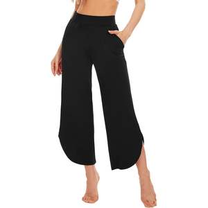 Pantalones Capri de Bambú Viscosa para Mujer al por Mayor, Pantalones Anchos para Dormir con Bolsillos, Suaves y Frescos, Tallas S-XXL - Product Image 3