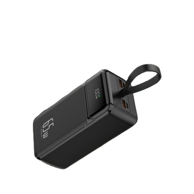 65W PD & 20W QC 3.0 Aluminum Power Bank 40000mAh 40W/50W Output Portable Fast Charger with LED Display