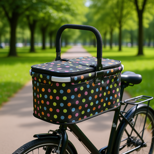 Cesta de Compras Genius Falko para Bicicleta con Asa y Cierre de Cremallera - Product Image 3