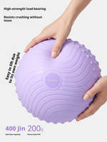 Ballon de Pilates Mini en PVC de Haute Qualité 25cm Antidérapant pour Renforcement du Core, Tonification des Fessiers, Barre et Yoga, Entraînement à Domicile
