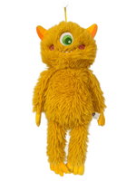 Peluche Monstre Mignon à Poils Longs, Monstre Cartoon à un œil, Poupée en Peluche, Pendentif Monstre en Peluche, Cadeau pour Enfants, Ornement de Sac