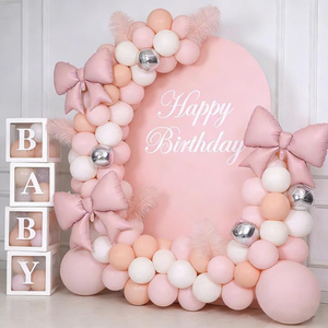 Ballons géants en forme de nœud rose à l'hélium pour <span class=keywords><strong>anniversaire</strong></span> de fille, mariage, fête des mères, décoration d'<span class=keywords><strong>anniversaire</strong></span> - Product Image 4