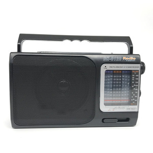 Radio analógica portátil de 10 bandas, altavoz incorporado receptor mundial con mango y de sensibilidad, <span class=keywords><strong>FM</strong></span>/TV/AM/SW1-7 - Product Image 2