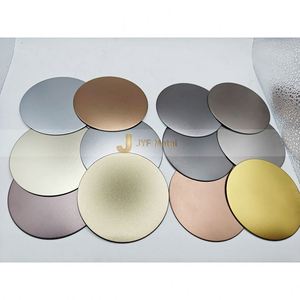 LL209 Wholesale Inox 201 304 316 <b>Sandblasted</b> Stainless Steel Color Decorative Plate Bending Service for Hotel & Commercial Use - Product Image 3