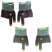 Gants de jeu pour mains en sueur Gants ultra-minces et respirants pour écran tactile avec manchons pour le pouce pour Ipad ou mobile