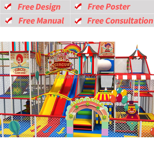 Bán nóng trong nhà trẻ em thiết bị chơi mềm thiết lập sân chơi trẻ em thương mại với trẻ em Trampoline - Product Image 2