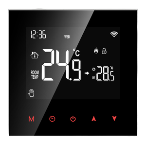 สวิตช์ควบคุมอุณหภูมิแบบสัมผัส Tuya WiFi Smart 220V 3A/16A K6H สำหรับระบบทำความร้อนพื้นไฟฟ้า/น้ำ ระบบอัตโนมัติภายในบ้าน ควบคุมอุณหภูมิห้อง - Product Image 1