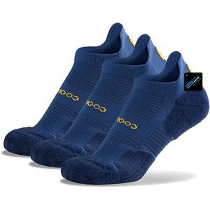 Calcetines Deportivos de Compresión Coolmax de Viscosa de Bambú, Calcetines Acolchados para Correr hasta el Tobillo - Product Image 2