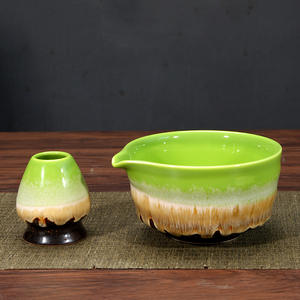 Tazón de té <span class=keywords><strong>Matcha</strong></span> de cerámica tradicional, taza de té verde hecha a mano duradera para preparación de <span class=keywords><strong>Matcha</strong></span> japonés, suministros de cocina - Product Image 5