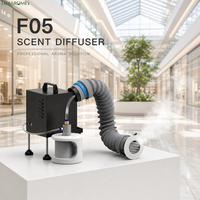LUXAROMES F05 1500ml Diffuseur d'arômes électrique sans eau à deux fluides dissimulés, système de diffusion de parfum contrôlé par application, 5000m³ pour magasin