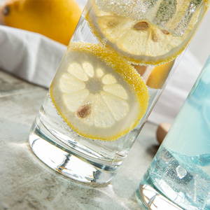 Verre à eau rond droit en verre transparent fin pour la maison, l'hôtel, le bar, verre à boire pour jus - Product Image 5