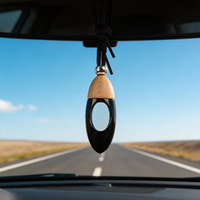 Diffuseur de parfum pour voiture en forme de balle de 8 ml, pendentif parfumé, flacon en verre Attar