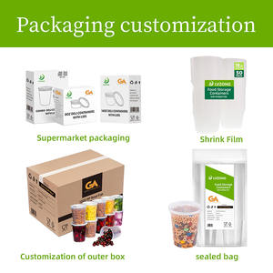 Contenants Alimentaires Jetables en <span class=keywords><strong>Plastique</strong></span> pour Soupe avec Couvercles, 8oz 12oz 16oz 24oz 32oz, Clairs et Hermétiques pour Traiteur - Product Image 4