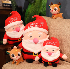 Giáng sinh mới công ty trang trí Santa Claus Cây giáng sinh Tuần lộc búp bê sang trọng Thú nhồi bông đồ chơi Quà tặng - Product Image 2