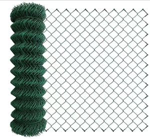 Thiết Kế Hiện Đại PVC Tráng Mạ Kẽm Chuỗi Liên Kết Hàng Rào Nhà Máy Trực Tiếp Ứng Dụng Thể Thao Kim Cương Lỗ Hình Dạng Thép An Toàn Phong Cách - Product Image 1