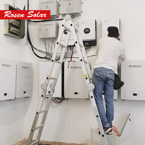 Système solaire hybride complet Rosen 10 kW 110/<span class=keywords><strong>220</strong></span> V à phase divisée avec onduleur SRNE pour le marché jamaïcain - Product Image 3