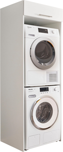 Meuble de rangement multifonctionnel moderne en bois pour lave-<span class=keywords><strong>linge</strong></span> et sèche-<span class=keywords><strong>linge</strong></span>, montage facile pour salle de bain et cuisine - Product Image 2