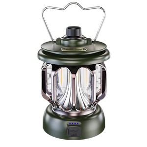 Lanterne de camping LED en métal portable, rechargeable par USB, lumière extérieure pour tente de camping - Product Image 5
