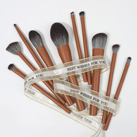 10 pièces poudre fard à paupières Blush fond de teint professionnel Logo personnalisé visage Blush Premium corps plus beau pinceau de maquillage