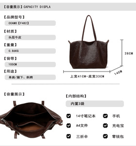 Nouveaux sacs à bandoulière de créateurs de mode, sacs à main en cuir véritable de haute qualité, sacs messager décontractés, sacs à main et pochettes pour femmes - Product Image 2