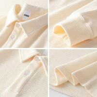 T-shirt vierge OEM unisexe à manches longues en polyester pour homme, personnalisable, haute qualité, coupe classique, gaufré, anti-plis, écologique