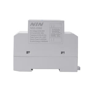 Medidor de Energía para Riel DIN NIN D52-2066, Pantalla LCD de Voltaje y Corriente CA, Medidor de Voltios y Amperios Monofásico, Frecuencímetro - Product Image 4