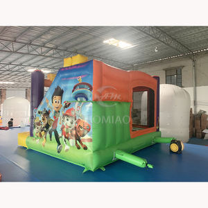 Château gonflable <span class=keywords><strong>de</strong></span> patte <span class=keywords><strong>patrouille</strong></span> <span class=keywords><strong>de</strong></span> haute qualité dessin animé videur Animal rebondissant maison toboggan Trampoline pour <span class=keywords><strong>jouer</strong></span> - Product Image 6