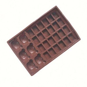 Moule en résine pour glaçons, échantillon gratuit d'usine, formes d'ours et de blocs, moules en silicone pour chocolat, outils de pâtisserie en silicone OEM/ODM - Product Image 3