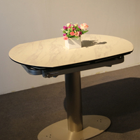 Ensemble de Table à manger Moderne Extensible Élégant Transformable Table