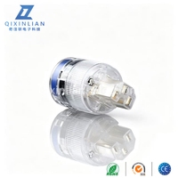 Acrolink NCF – câble d'alimentation audiophile en cuivre pur plaqué or/rhodium, norme américaine, ensemble de connecteurs IEC (mâle et femelle)