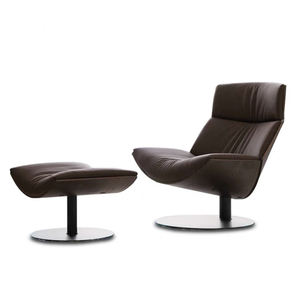 Da hiện đại phòng chờ ghế cho phòng khách phòng ngủ thấp tay vịn thoải mái khung gỗ giải trí sofa đơn - Product Image 6