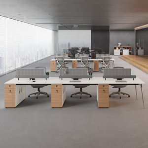 Современная рабочая станция Офисная мебель Современный дизайн Офисный стол ПК Мебель офисный стол и стул набор - Product Image 3