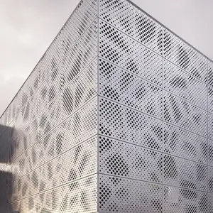 Dekorative Wandverkleidung Netzbildschirm-Platten Fassade perforiertes Blatt