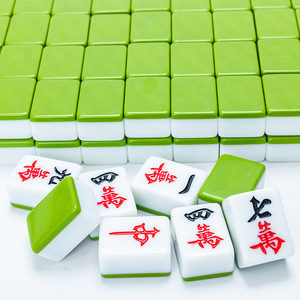 Automatic Mahjong Machine Machine Printed Blue Green 54 108 Sheets Melamine Material Chess Card <b>Entertainment</b> Universal Use - Product Image 2