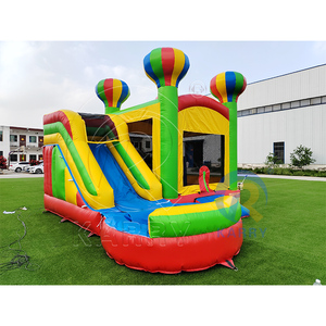 Castello Gonfiabile Personalizzato a Forma di <span class=keywords><strong>Mongolfiera</strong></span>, Qualità Commerciale per Noleggio Eventi, Direttamente dalla Fabbrica - Product Image 2